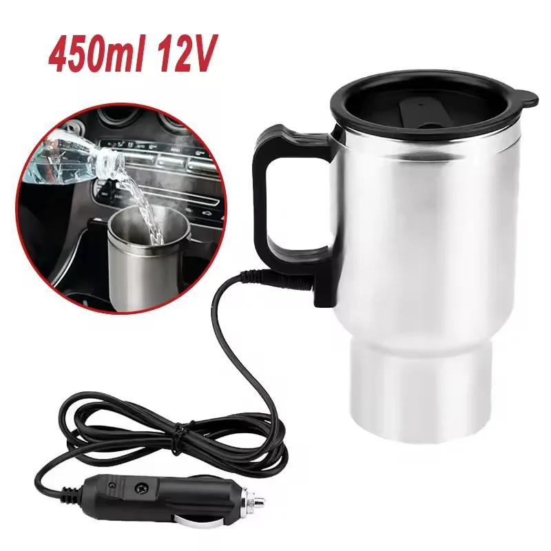 Camping Cooking Can - Elektryczny czajnik samochodowy 12V 450ml, kubek
