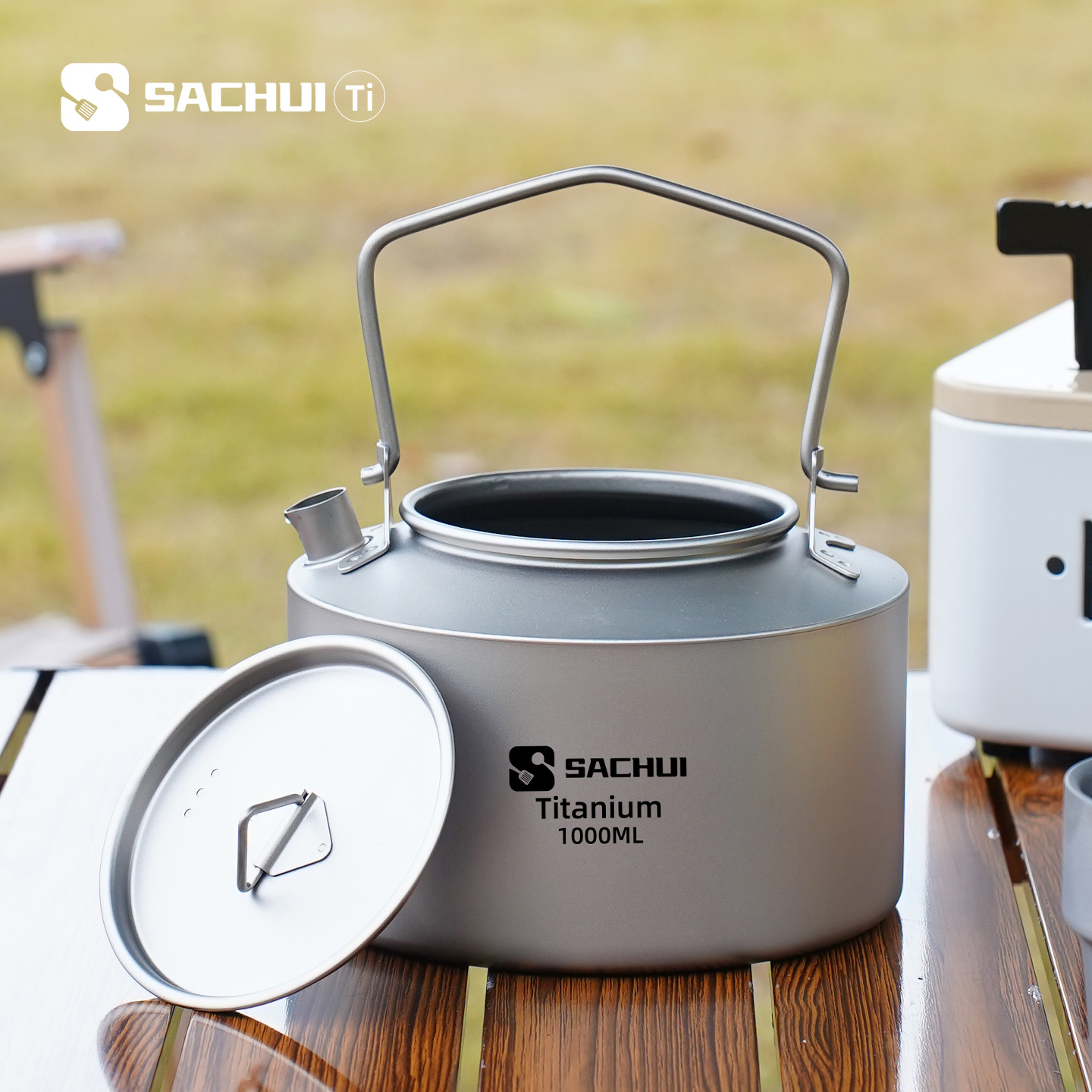 Camping Cooking Can - Czajnik z czystego tytanu 1000 ml,