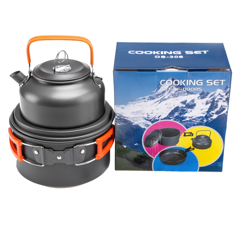 Camping Cooking Kettle - Zestaw naczyń kempingowych Zestaw naczyń kempingowych
