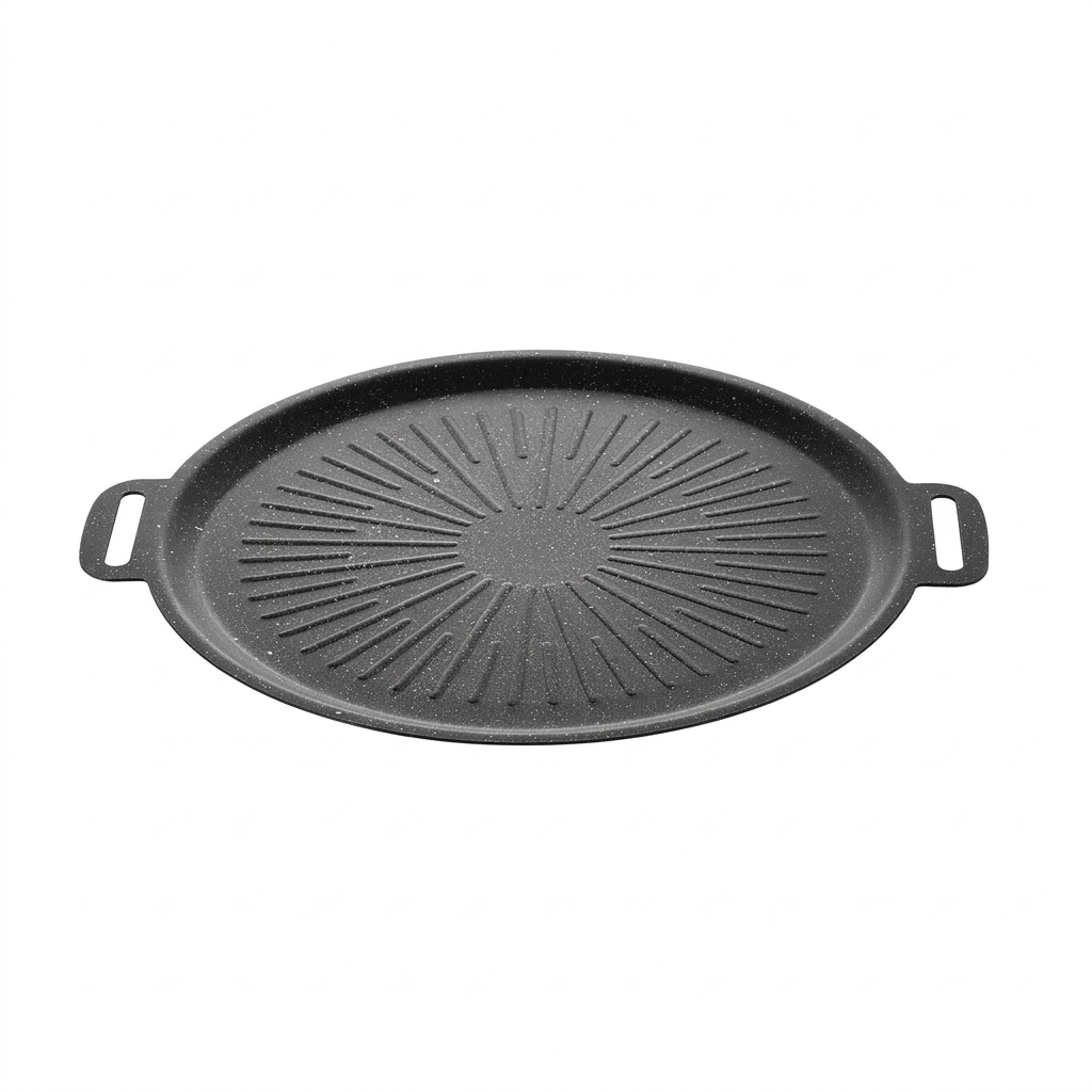 Camping Cooking Without Gas - Patelnia grillowa z kamienia Maifan o
