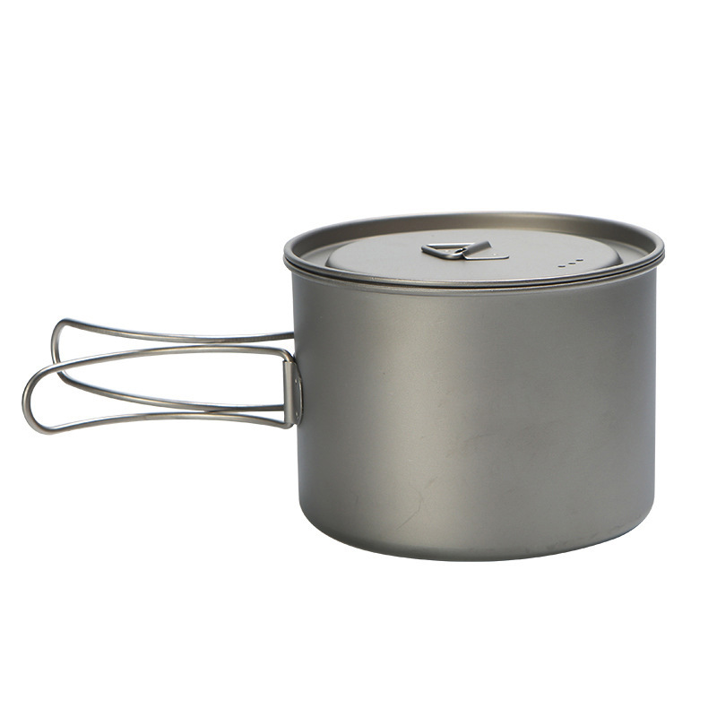 Camping Cooking Sets - Piknik na świeżym powietrzu Tytanowy garnek
