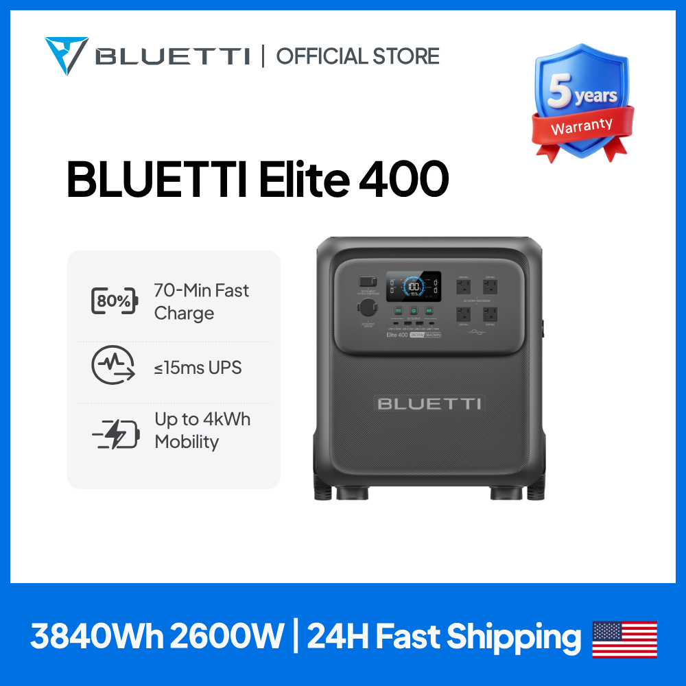 Camping Cooking Can - BLUETTI Elite 400 2600W 3840Wh Ultra