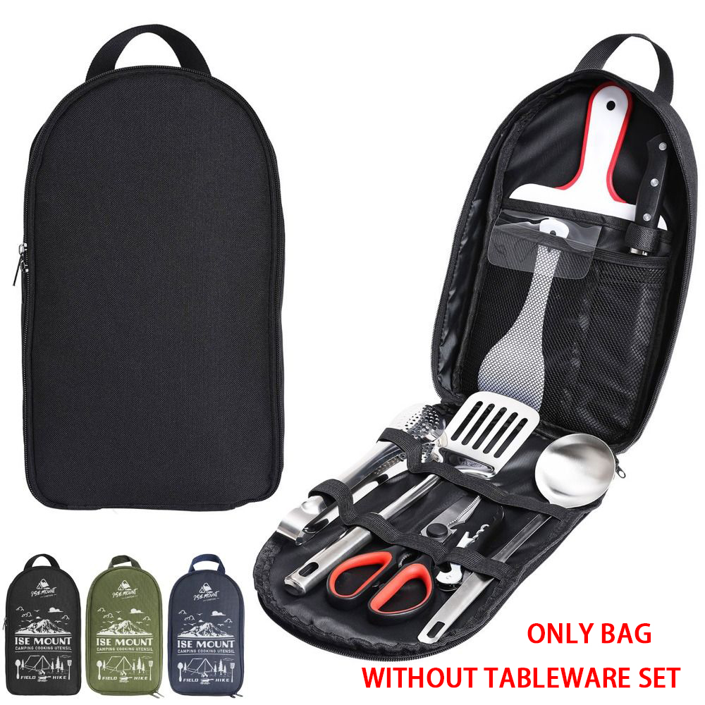 Camping Cooking Set With Bag - 2024 Zestaw przyborów piknikowych Torba do