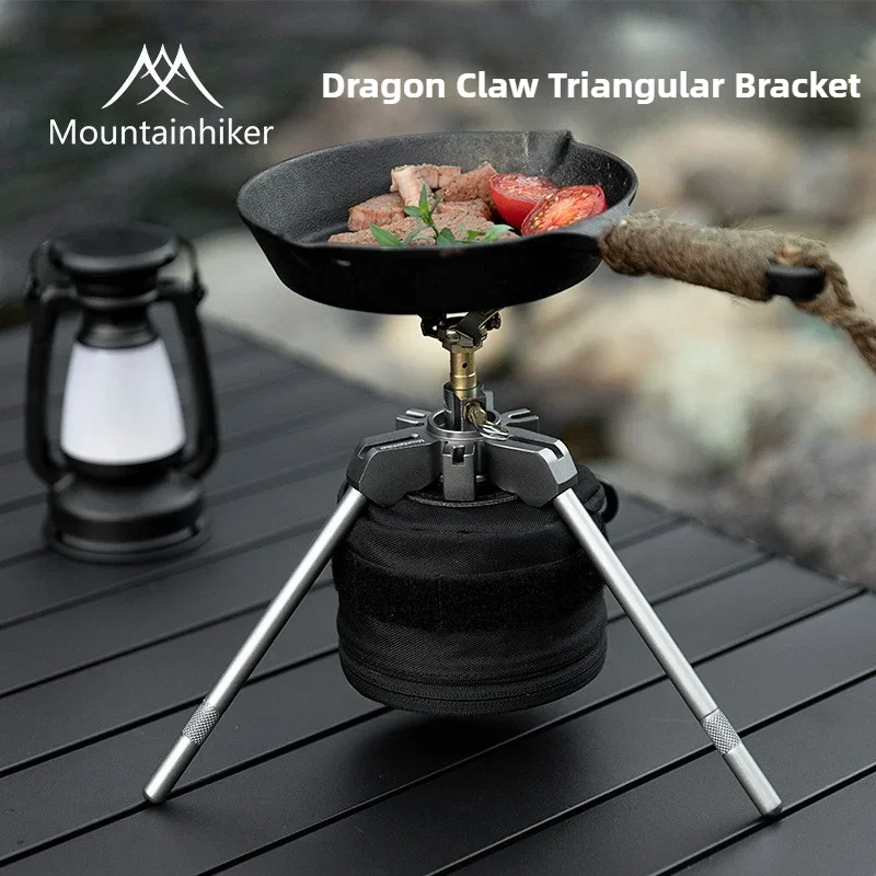 Camping Cooking Tripod - Uchwyt trójnóg MOUNTAINHIKER do kuchenki turystycznej,