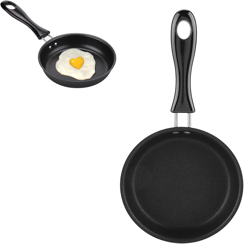 Camping Cooking Without Gas - Mini Patelnia Nieprzywierająca Mała Patelnia 12cm