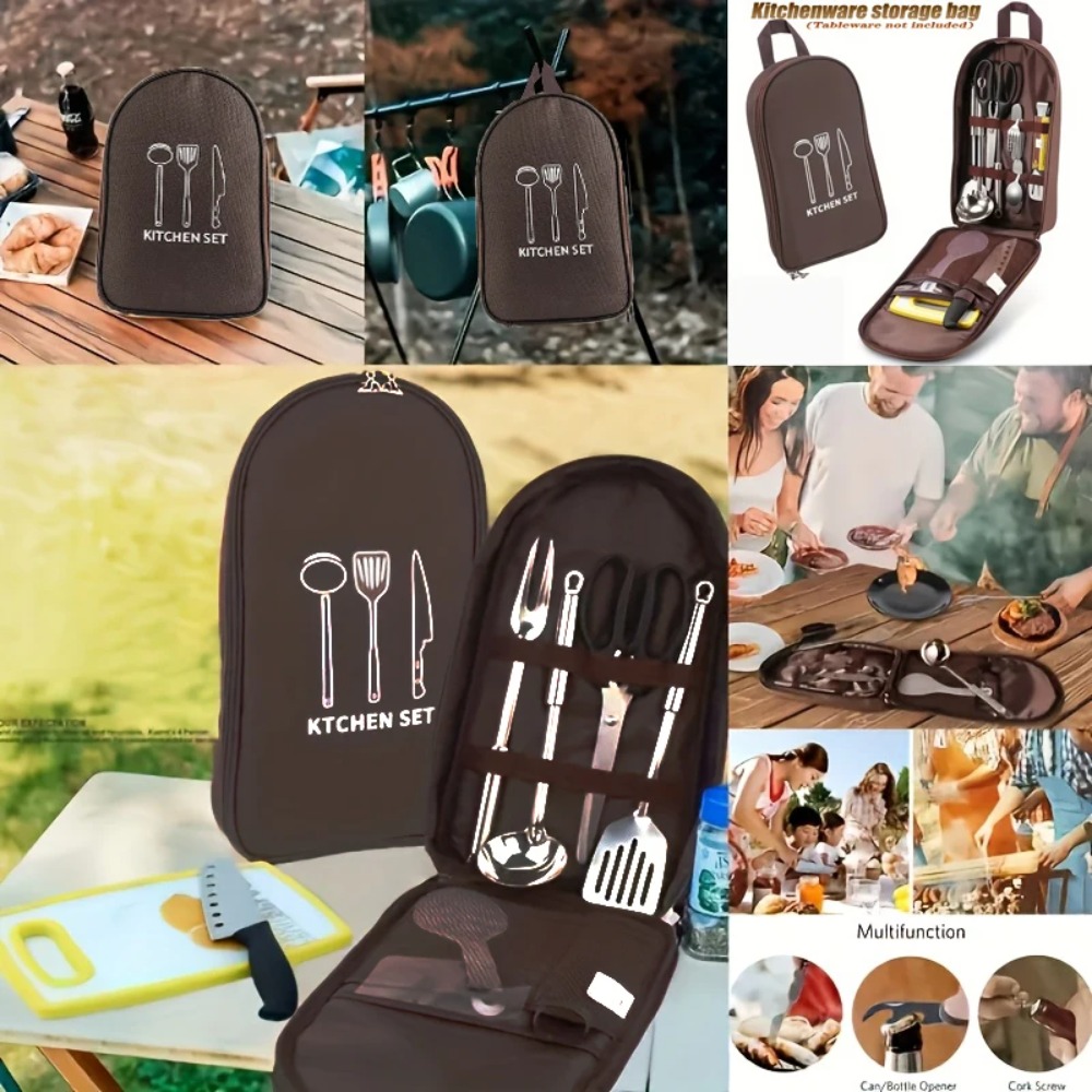 Przenośna torba kuchenna na ze – Camping Cooking Utensil Organizer recenzja i cena