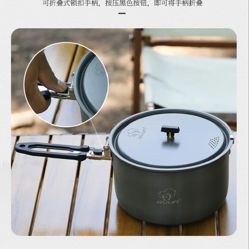 Garnek kempingowy Bulin BL200- – Camping Cooking Kettle recenzja i cena