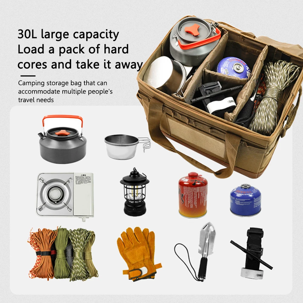 30L Camping Storage Case Campi – Camping Cooking Utensil Organizer recenzja i cena