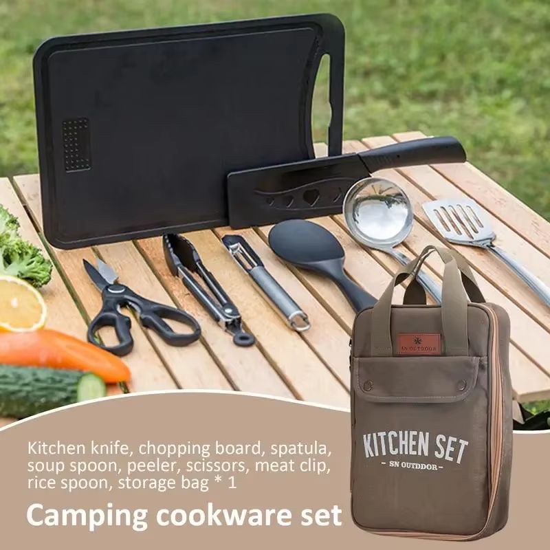 8-częściowy zestaw naczyń kuch – Camping Cooking Hardware recenzja i cena