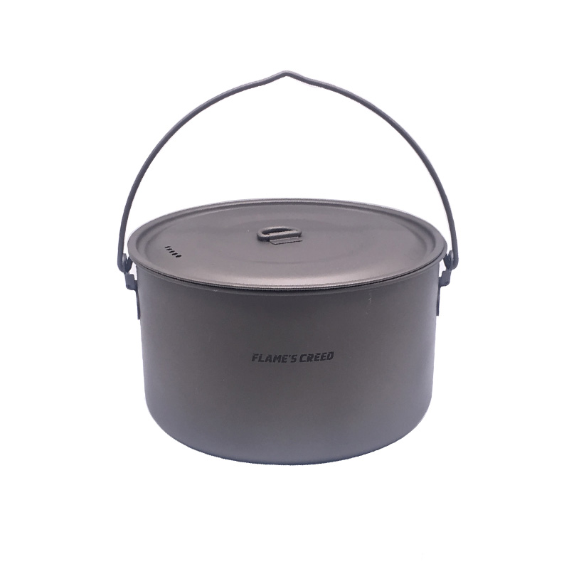 FLAME'S CREED 1100 ml 1950 ml  – Camping Cooking Frying Pan recenzja i cena