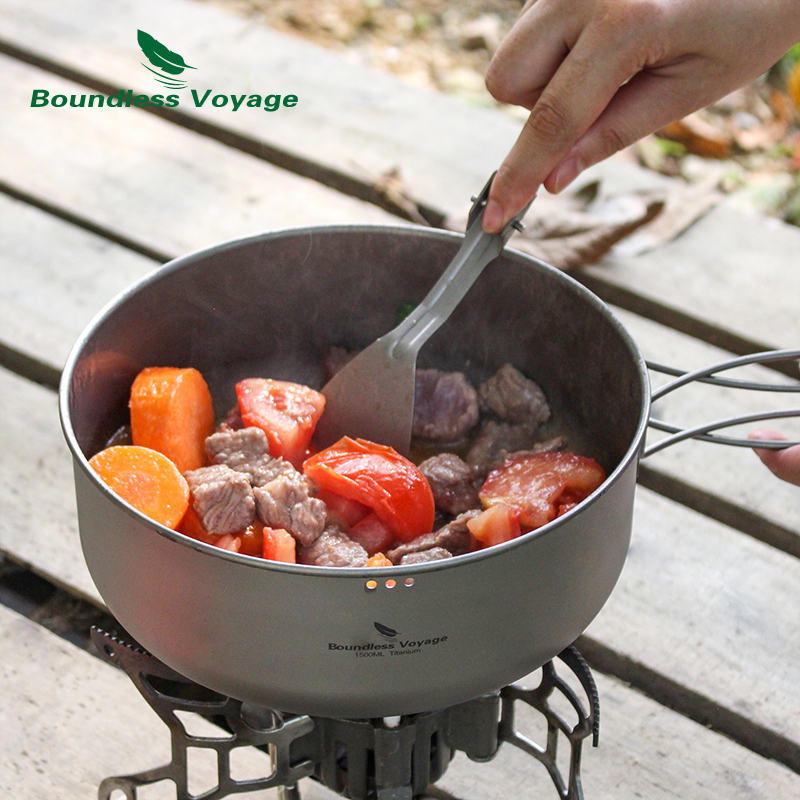 Zestaw Tytanowy Garnek Parowy  – Camping Cooking Frying Pan recenzja i cena
