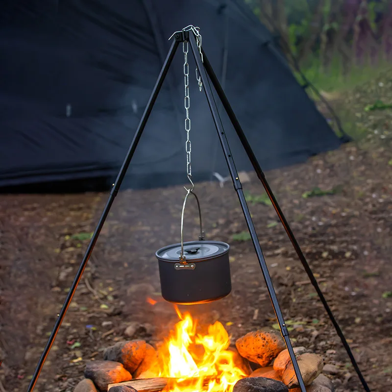1Pc Outdoor ognisko statyw Cam – Camping Cooking Pot Tripod recenzja i cena