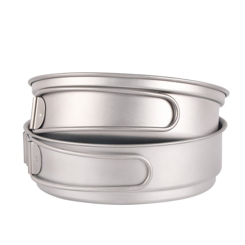 Tytanowa patelnia kempingowa 1 – Camping Cooking Frying Pan recenzja i cena