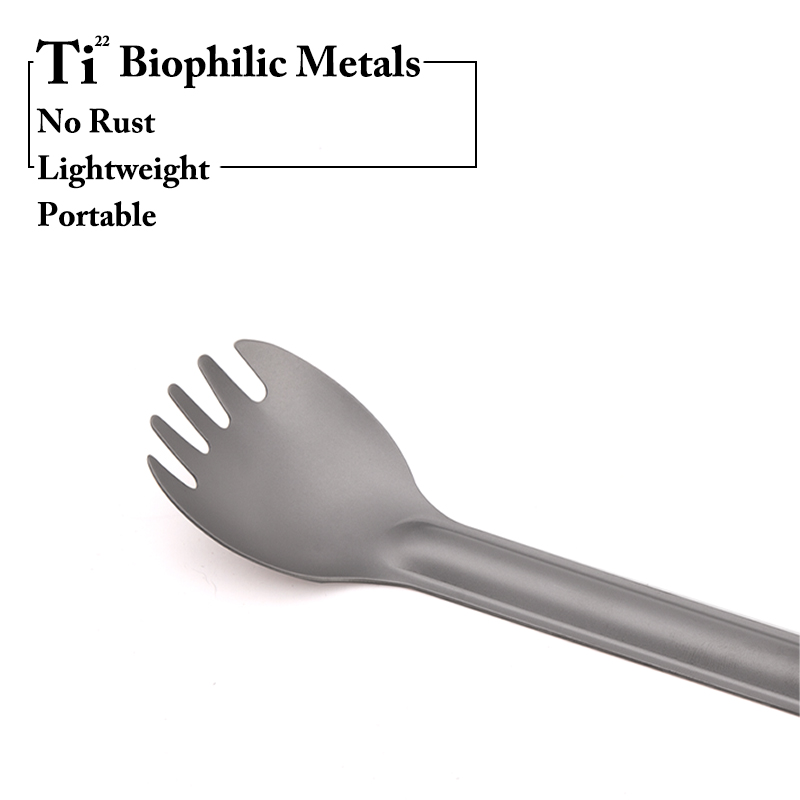 TiTo Titanium Spork Spoon Long – Camping Cooking Hardware recenzja i cena