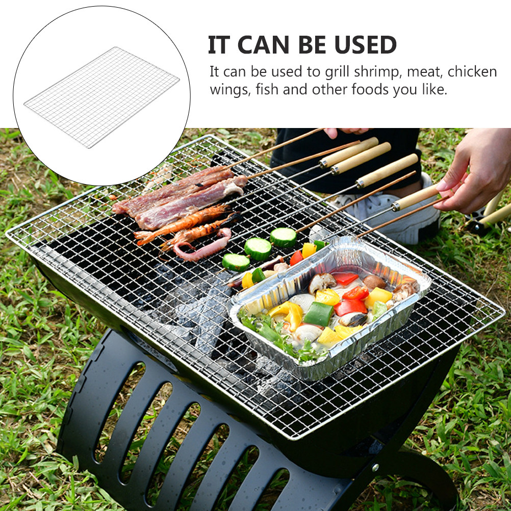 2 szt. Zestaw siatek do grillo – Camping Cooking Mesh recenzja i cena