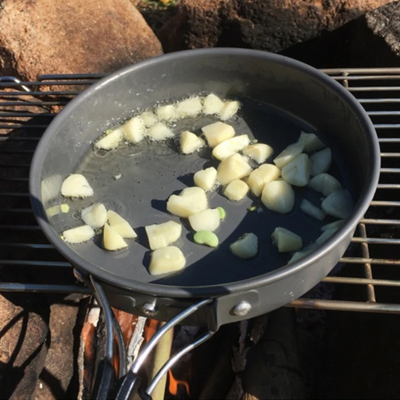 Przenośna patelnia z torbą do  – Camping Cooking Wok recenzja i cena