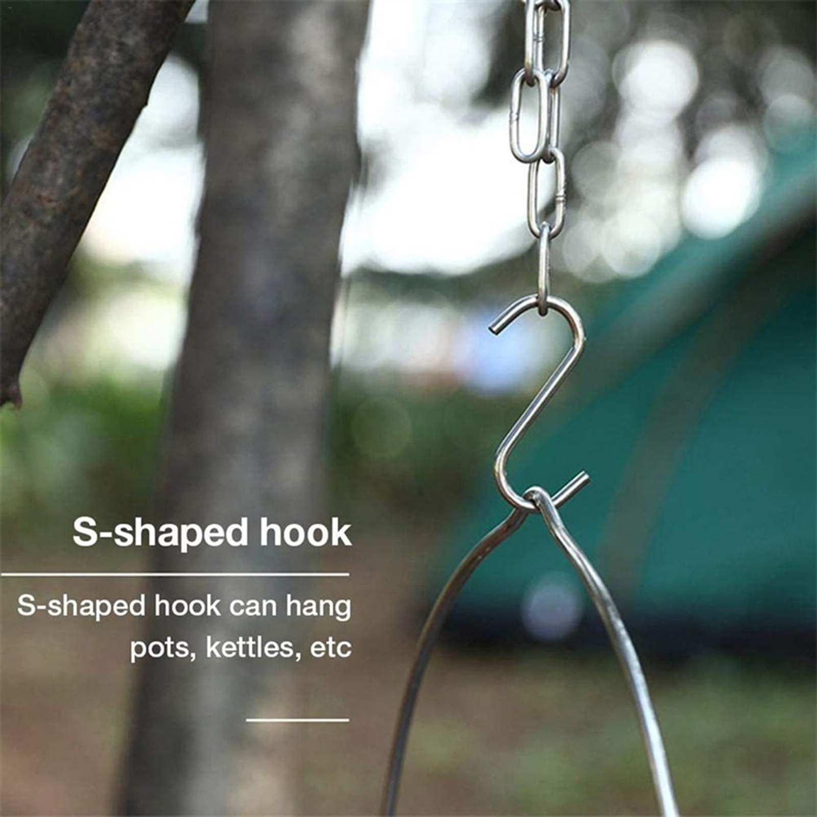 Statyw kempingowy ze stali nie – Camping Cooking Pot Tripod recenzja i cena