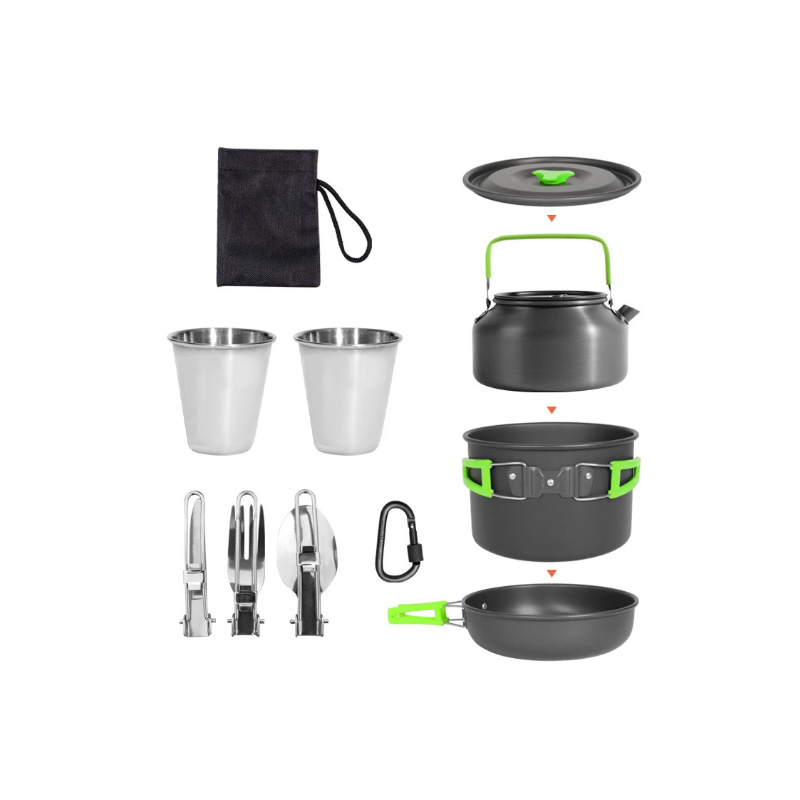 Zestaw do gotowania na zewnątr – Camping Cooking Set Ds 308 recenzja i cena