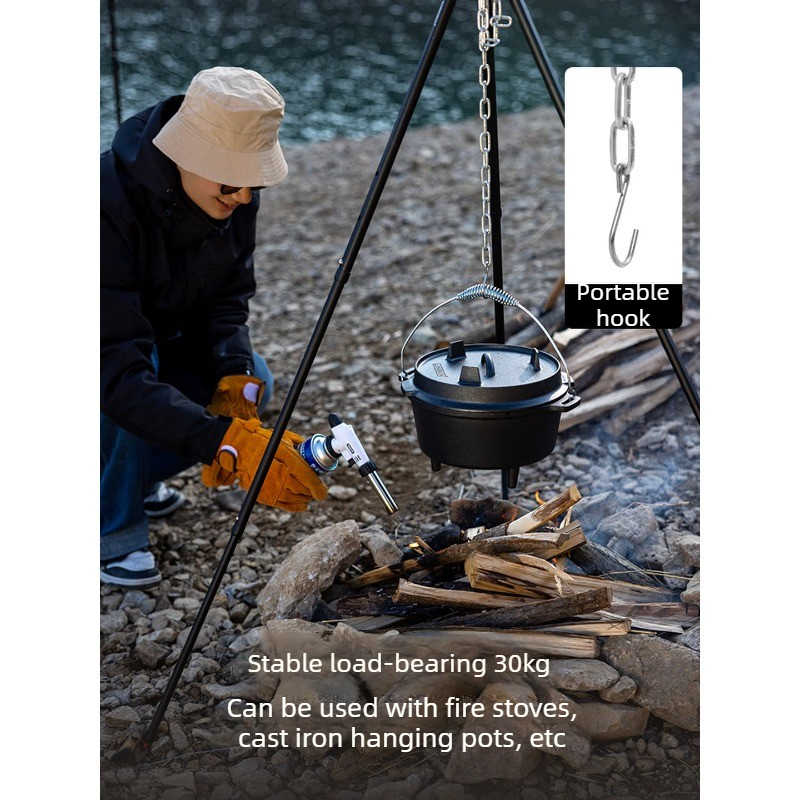 Aluminiowy uchwyt na garnki ze – Camping Cooking Pot Tripod recenzja i cena