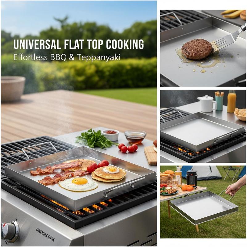 Uniwersalna płaska płyta grill – Camping Cooking Sets recenzja i cena