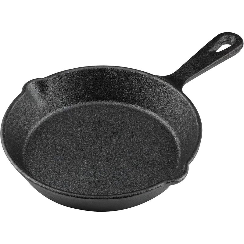 Patelnia żeliwna 6 cali, patel – Camping Cooking Frying Pan recenzja i cena