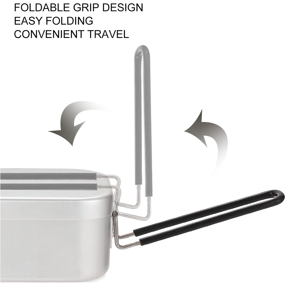 800ML Aluminiowe pudełka na lu – Camping Cooking Sets recenzja i cena