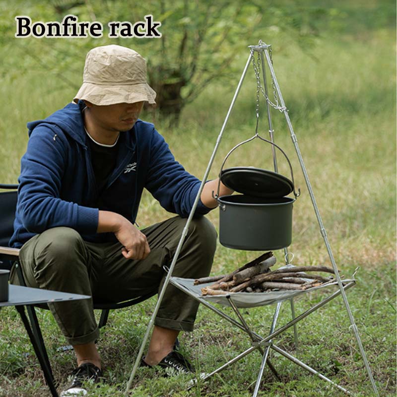 Statyw na ognisko kempingowe p – Camping Cooking Pot Tripod recenzja i cena