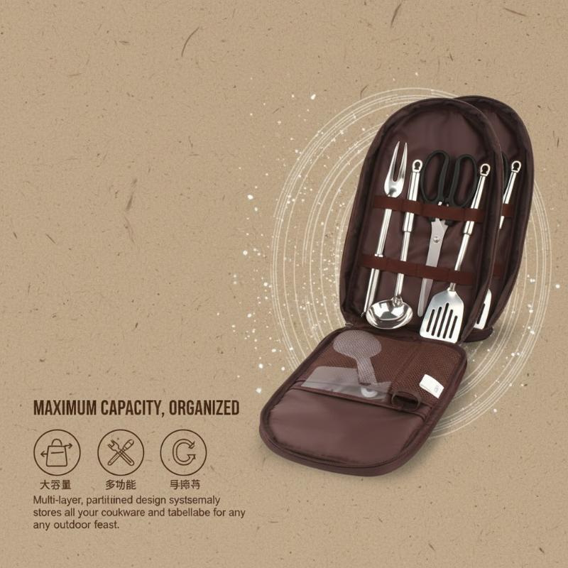Torba do gotowania na zewnątrz – Camping Cooking Utensil Organizer recenzja i cena