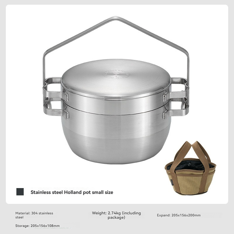 Garnek do gotowania na zewnątr – Camping Cooking Frying Pan recenzja i cena