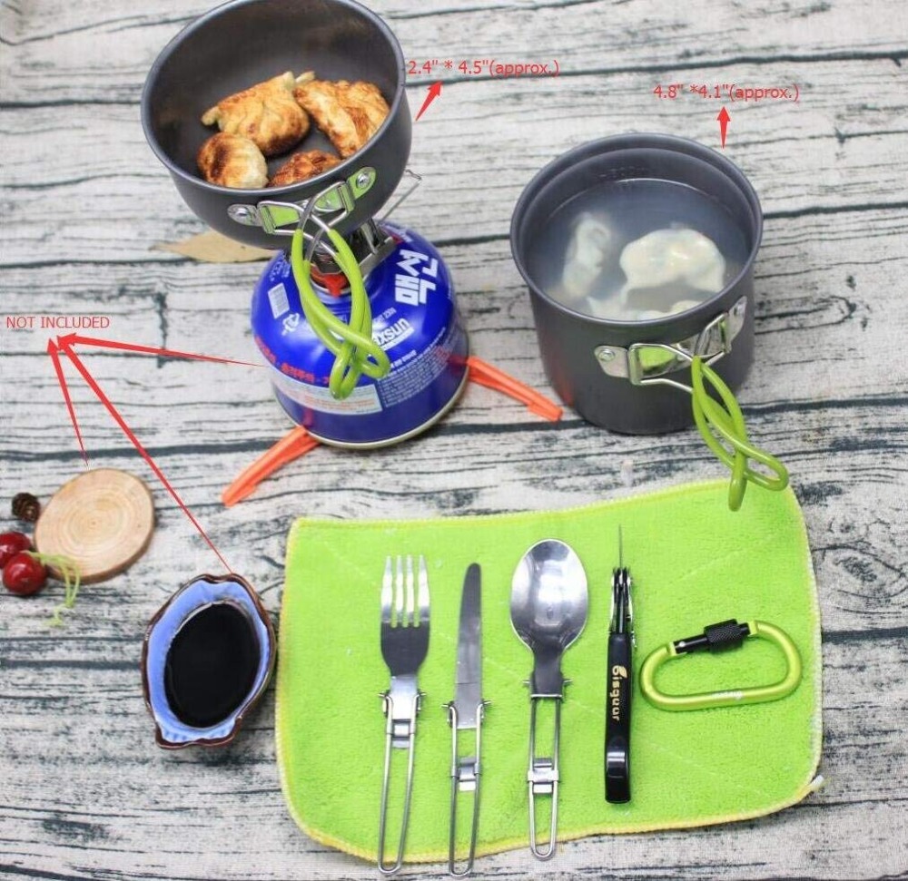 12-17 sztuk Camping kuchenka k – Camping Cooking Pot Tripod recenzja i cena