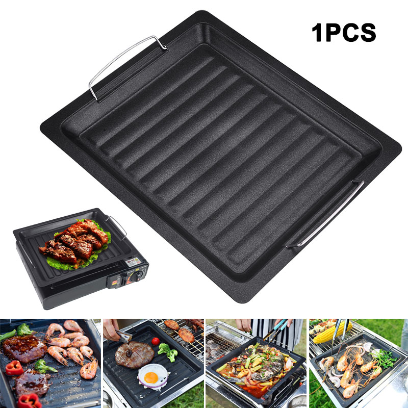 Gruba kwadratowa patelnia gril – Camping Cooking Sets recenzja i cena