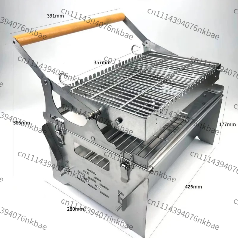 Przenośny grill węglowy z obro – Camping Cooking Mesh recenzja i cena