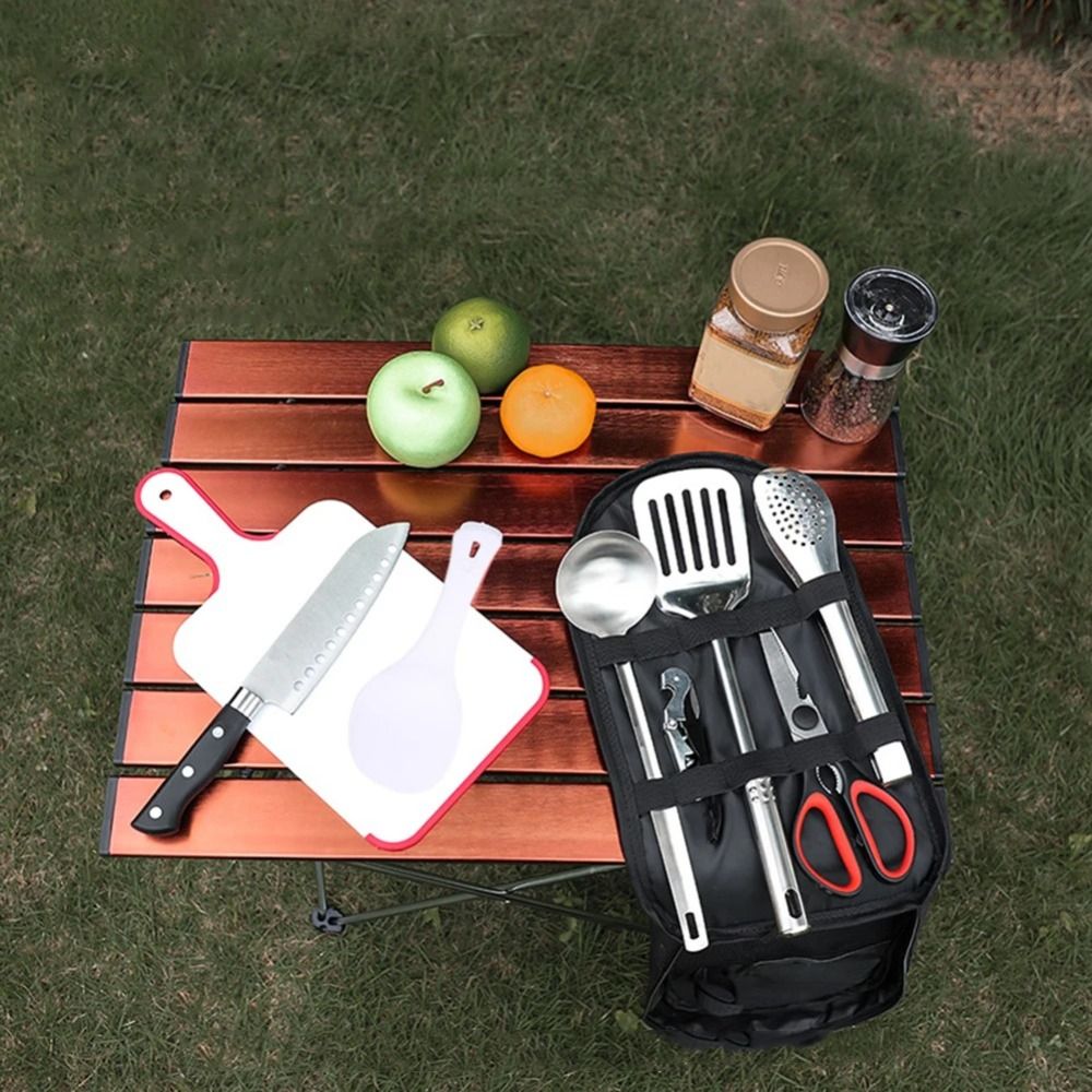 2024 Zestaw przyborów piknikow – Camping Cooking Set With Bag recenzja i cena
