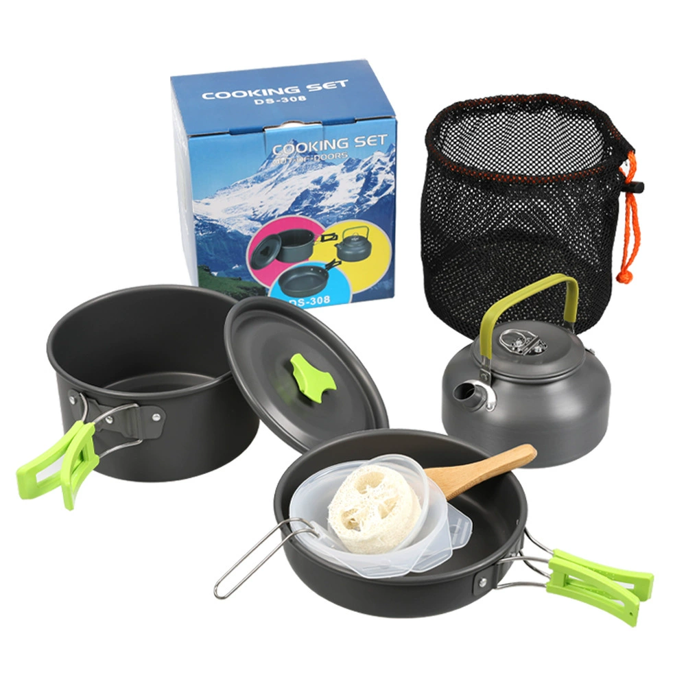 Zestaw naczyń kempingowych: ga – Camping Cooking Set Ds 308 recenzja i cena