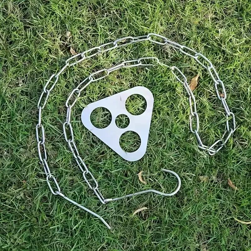 Stojak na pieczenie na zewnątr – Camping Cooking Pot Tripod recenzja i cena