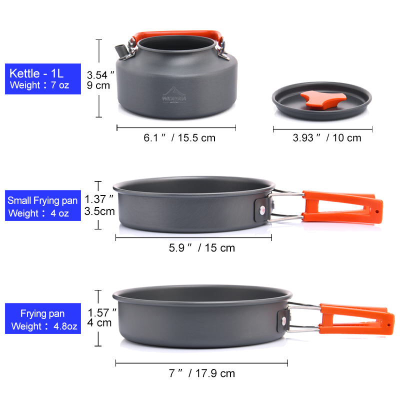 Widesea Camping Outdoor Cookwa – Camping Cooking Hardware recenzja i cena