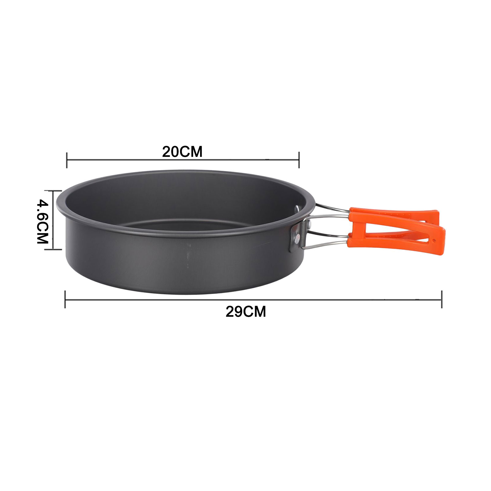 1 szt. Patelnia z tlenku glinu – Camping Cooking Frying Pan recenzja i cena