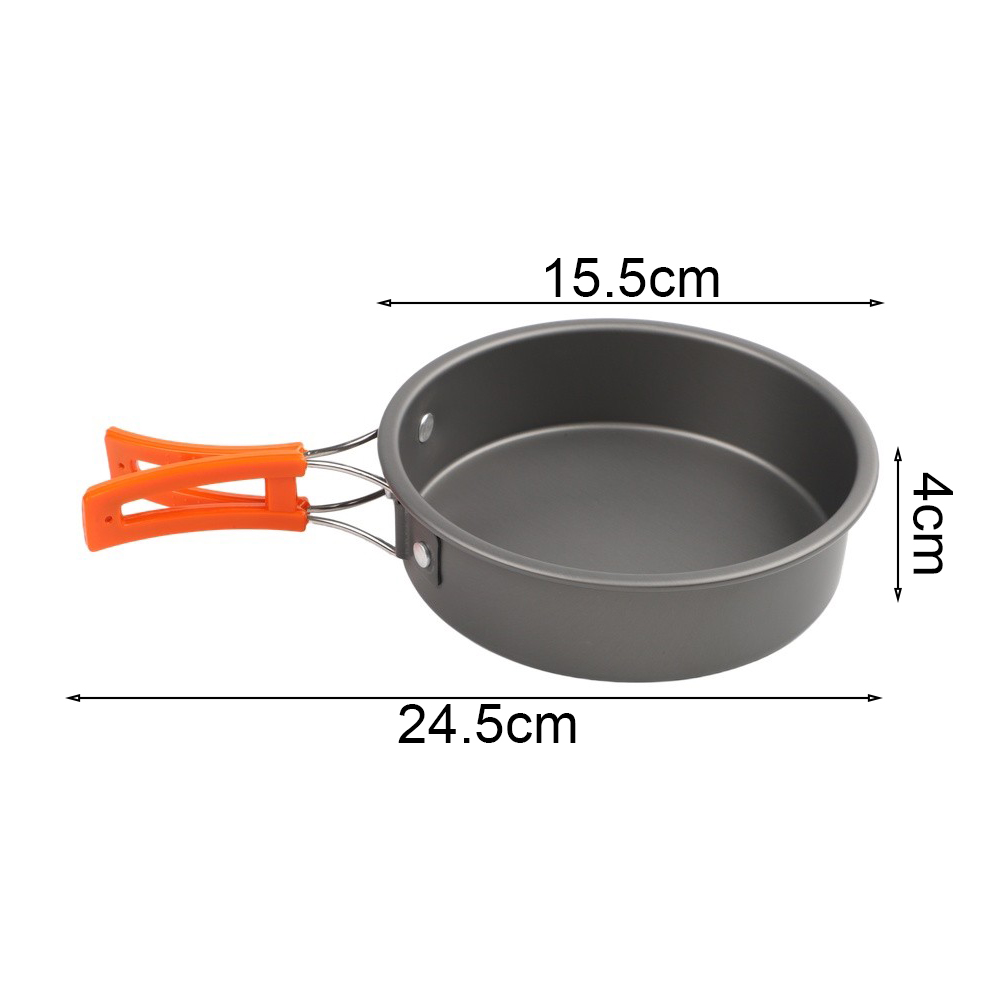 1 szt. Patelnia z tlenku glinu – Camping Cooking Frying Pan recenzja i cena