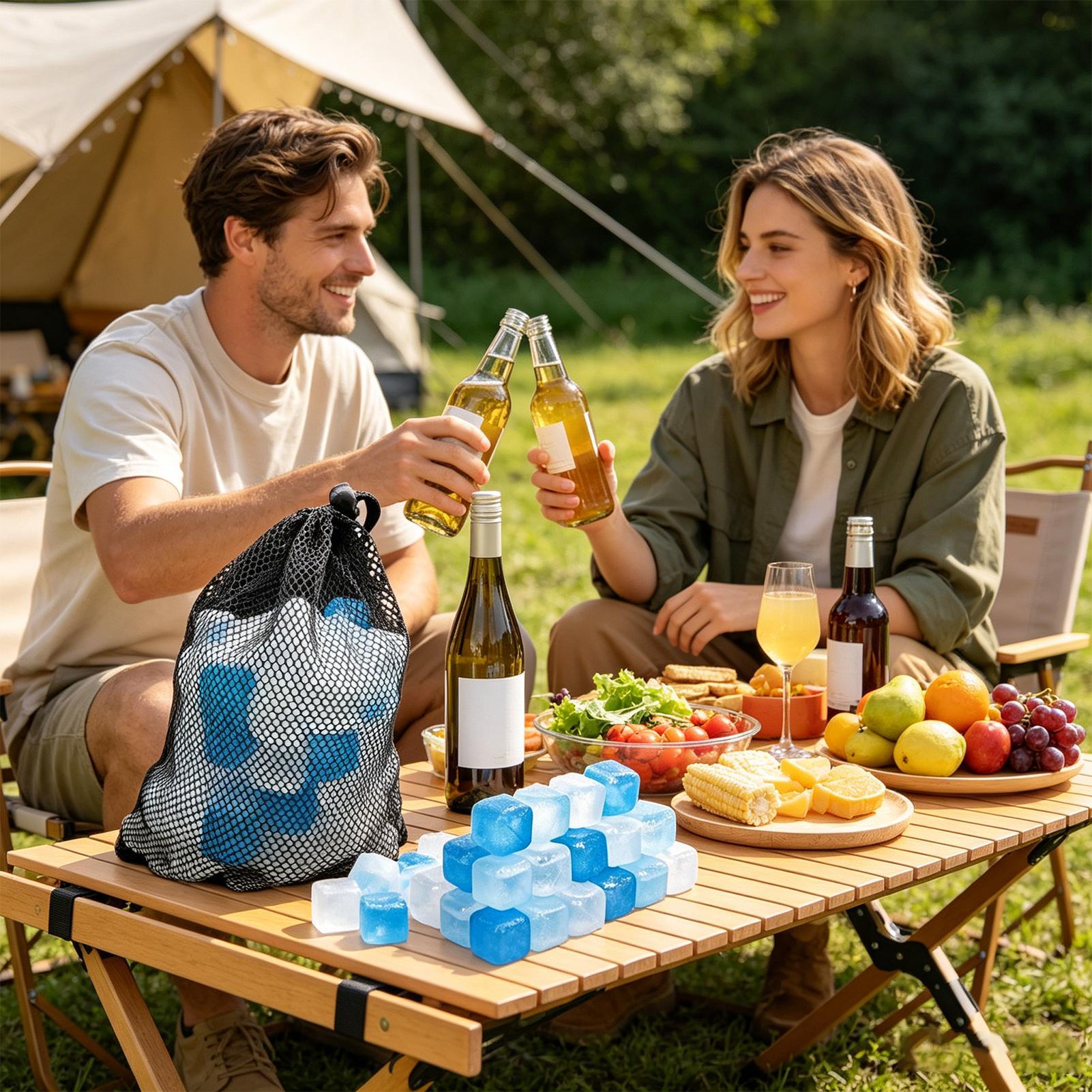 100 sztuk Wielorazowych kostek – Camping Cooking Utensils recenzja i cena