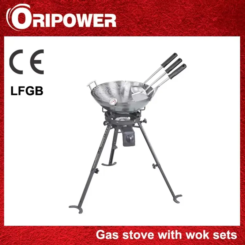 Przenośny grill gazowy do goto – Camping Cooking Wok recenzja i cena