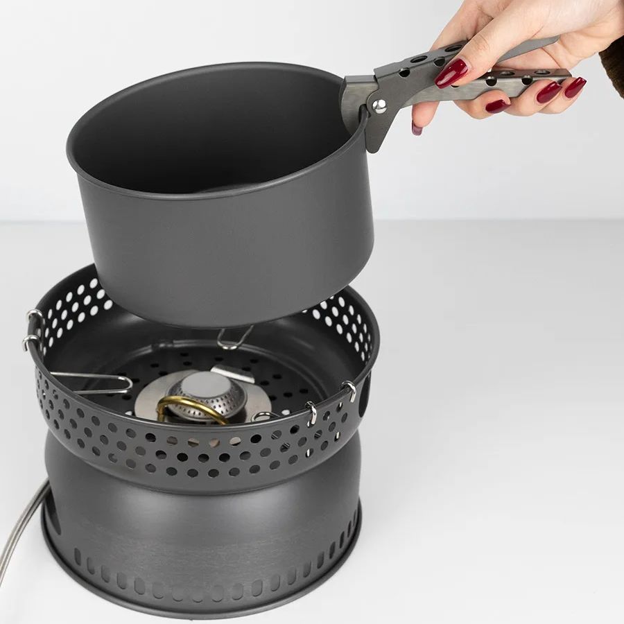 Zestaw kempingowy: garnek ze s – Camping Cooking Frying Pan recenzja i cena