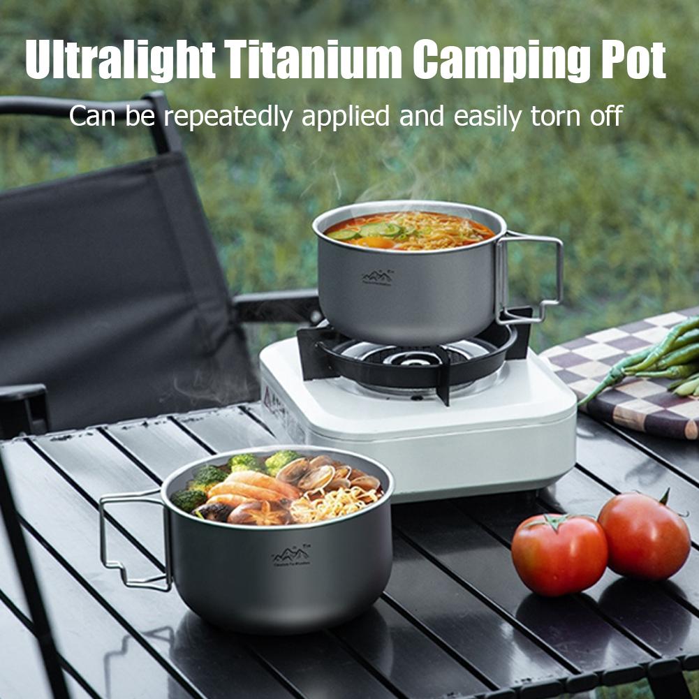 Ultralekkie tytanowe naczynia  – Camping Cooking Kettle recenzja i cena
