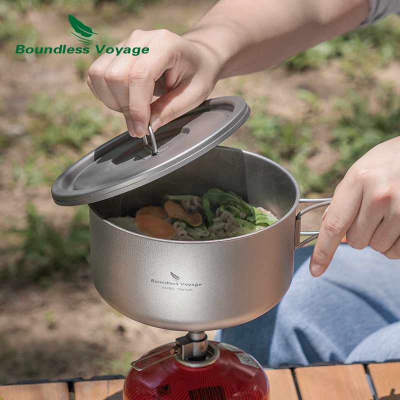 Boundless Voyage Tytanowy garn – Camping Cooking Can recenzja i cena