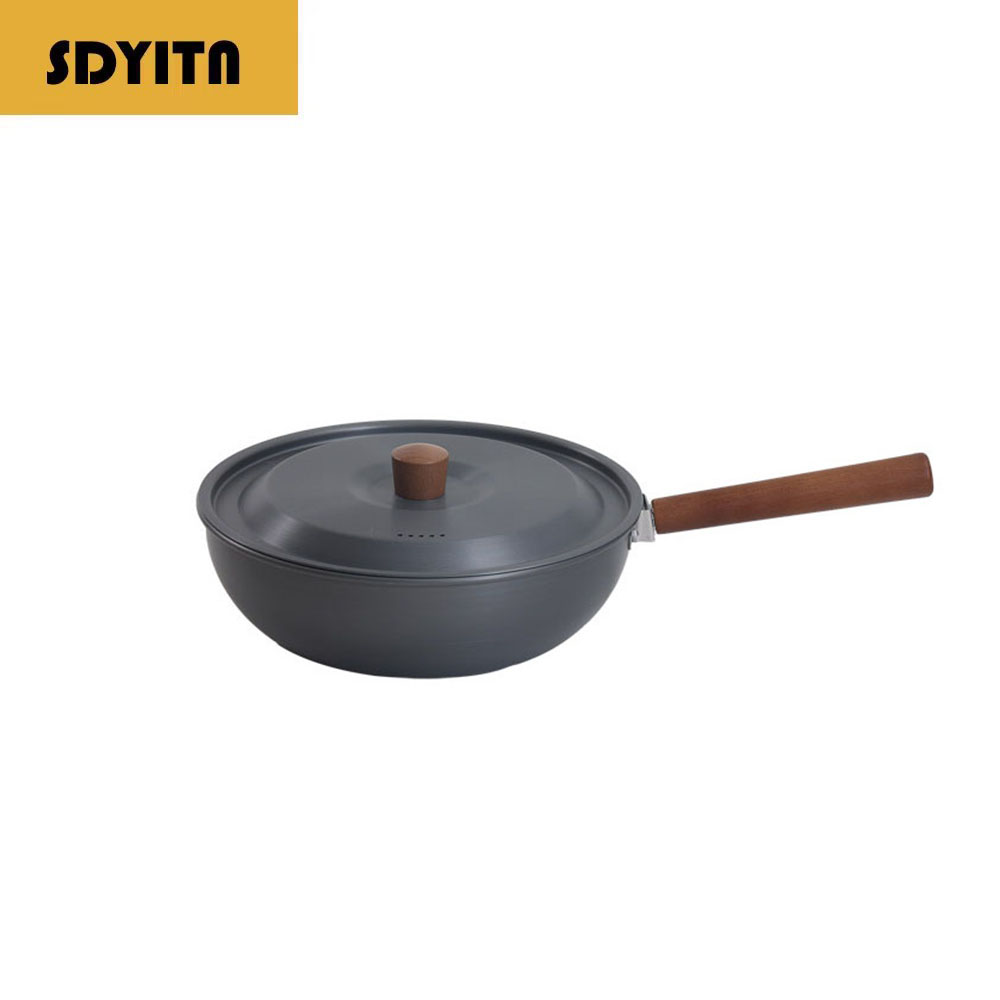 Aluminiowa patelnia wok na zew – Camping Cooking Wok recenzja i cena