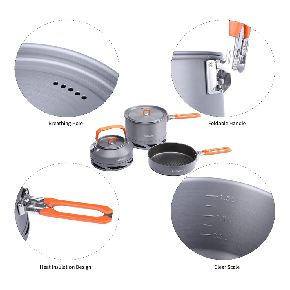 Fire Maple garnków Camping pie – Camping Cooking Kettle recenzja i cena