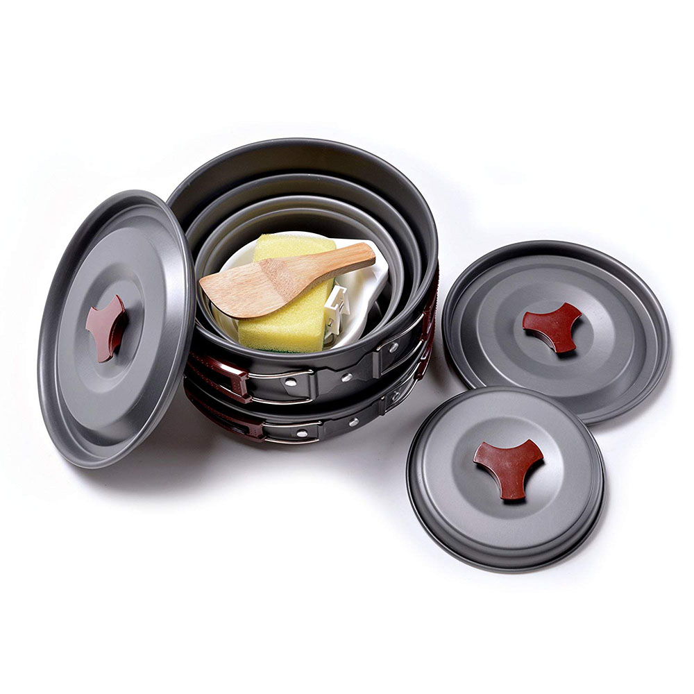 Zestaw naczyń kempingowych na  – Camping Cooking Wok recenzja i cena