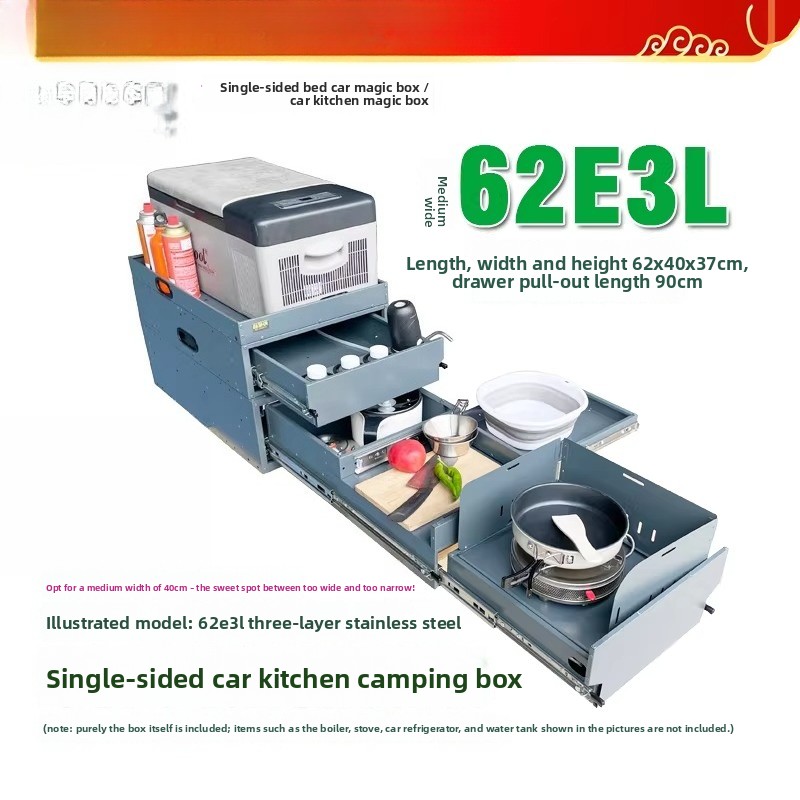Przenośna kuchnia i schowek na – Camping Cooking Kitchen recenzja i cena