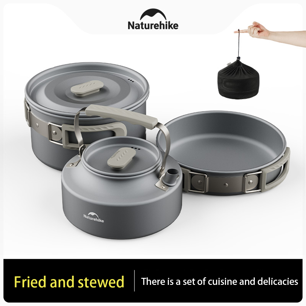 Naturehike zestaw garnków outd – Camping Cooking Sets recenzja i cena