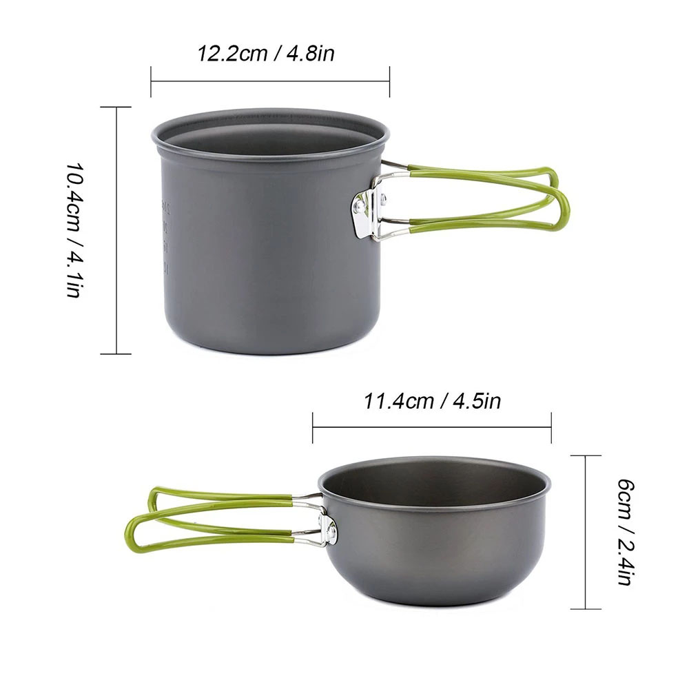 Zestaw naczyń kempingowych z k – Camping Cooking Mesh recenzja i cena