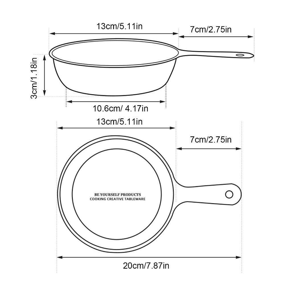 Wytrzymała mini patelnia 5,1 c – Camping Cooking Without Gas recenzja i cena
